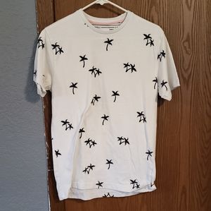 Palm tree print tee